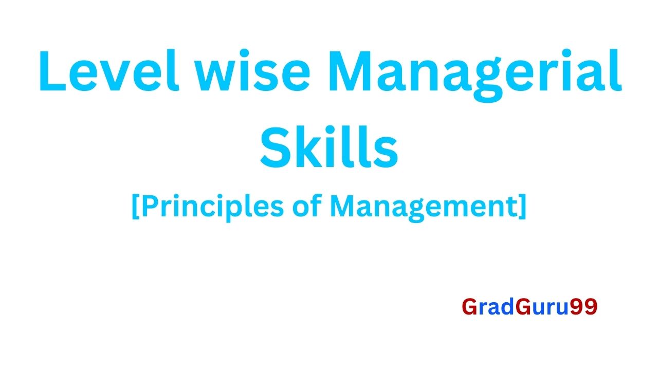 You are currently viewing Managerial Skills | Skills of Managers